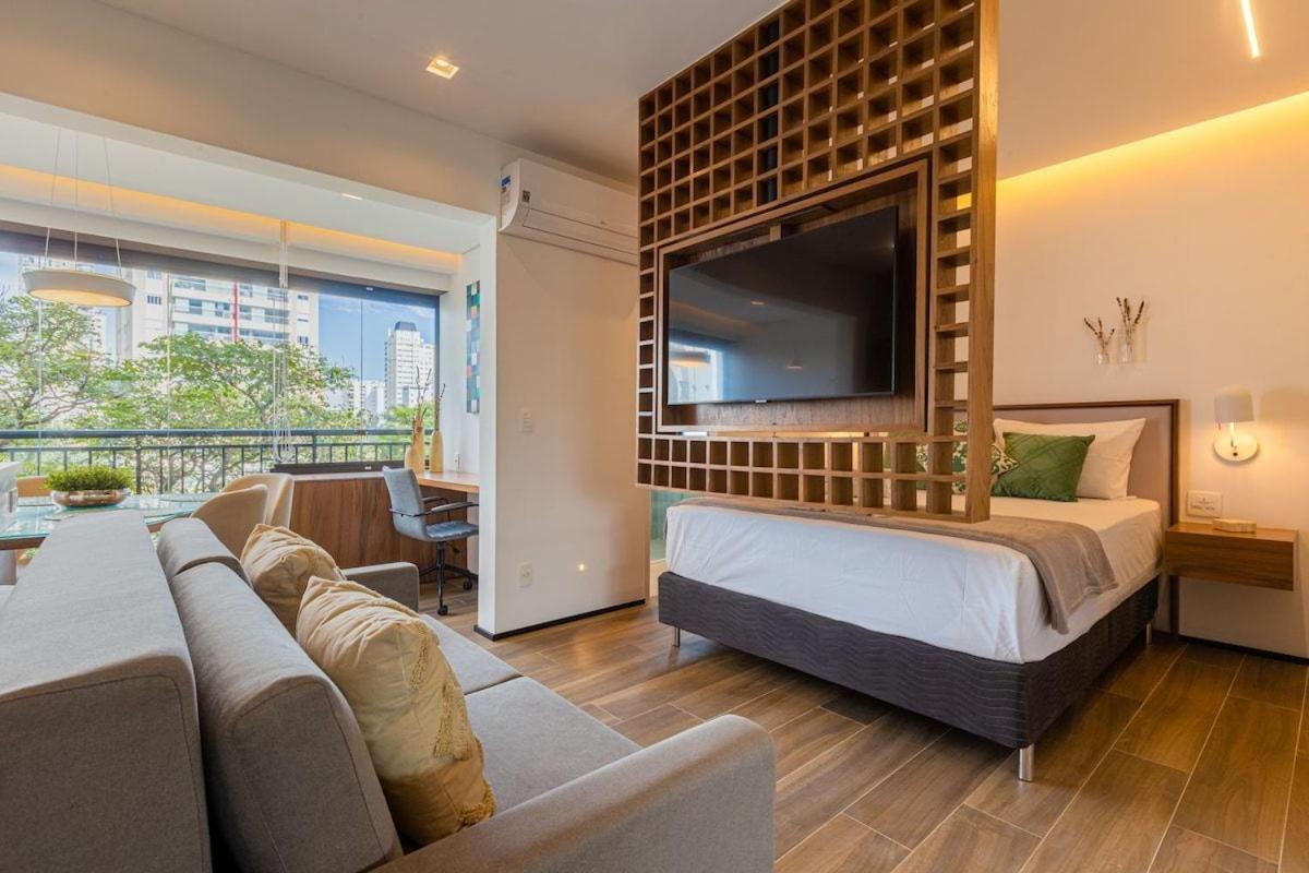 Easy Star - Luxuoso Studio No Coracao Do Campo Belo - Hc01H Apartment Sao Paulo Exterior foto
